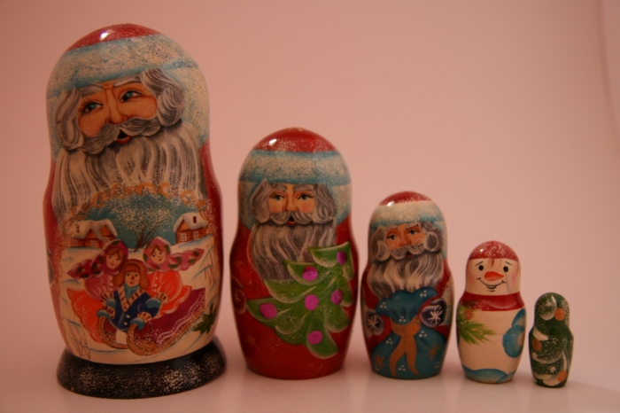 Weihnachtsmann 5 Teile (wm04)